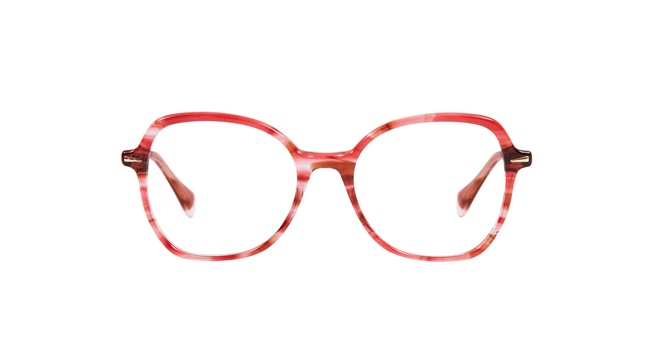 Paire de lunettes de vue Gigi-studio Elma couleur or rose - Doyle