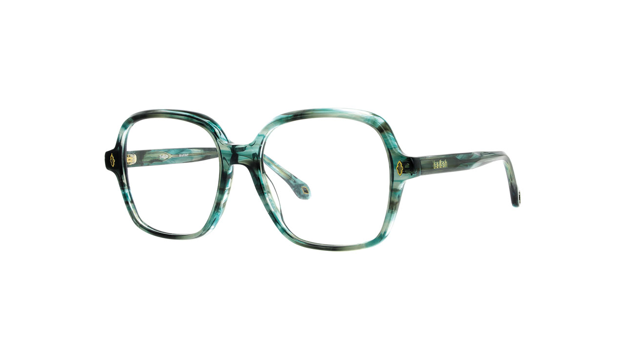 Paire de lunettes de vue Bash Ba1045 couleur vert - Côté à angle - Doyle