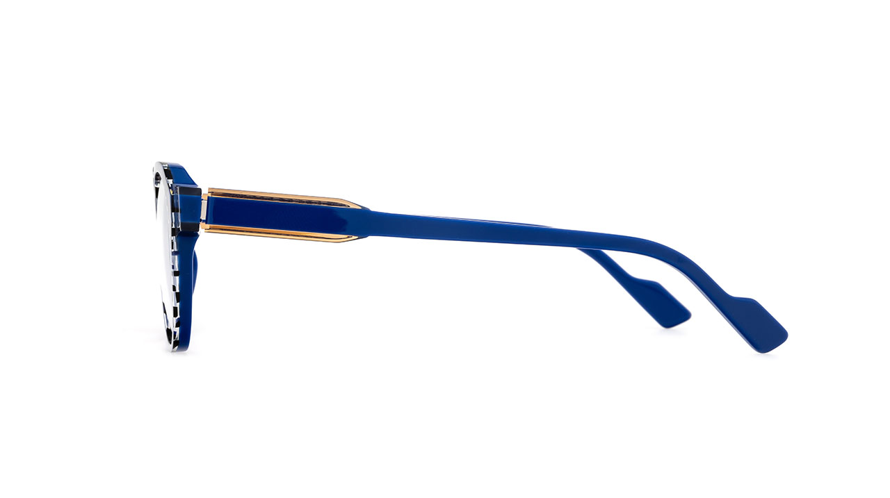 Paire de lunettes de vue Face-a-face Havane 1 couleur bleu - Côté droit - Doyle