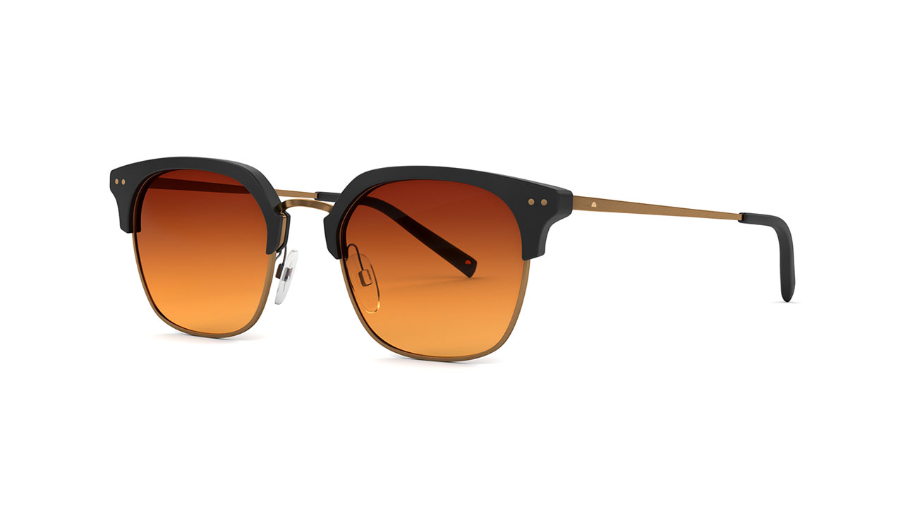 Paire de lunettes de soleil Tens Larsson original /s couleur noir - Côté à angle - Doyle