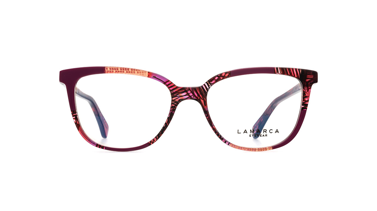 Paire de lunettes de vue Lamarca Mosaico 114 couleur rouge - Doyle