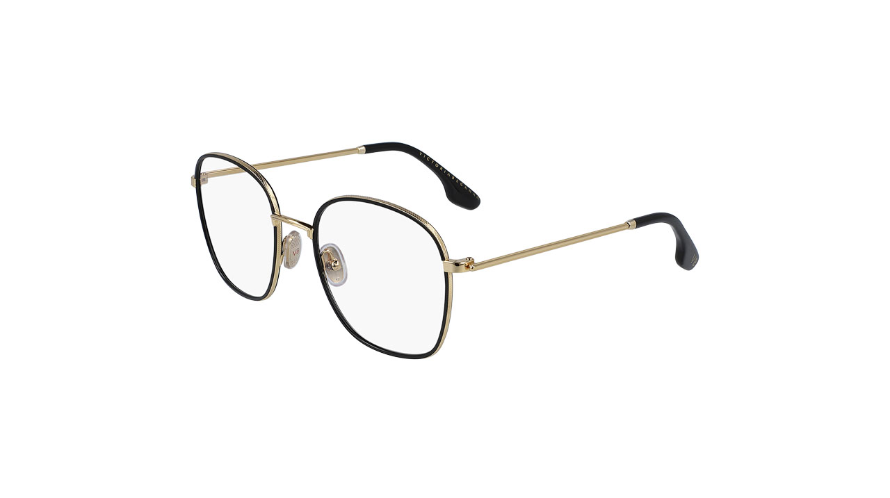 Paire de lunettes de vue Victoria-beckham Vb232 couleur noir - Côté à angle - Doyle