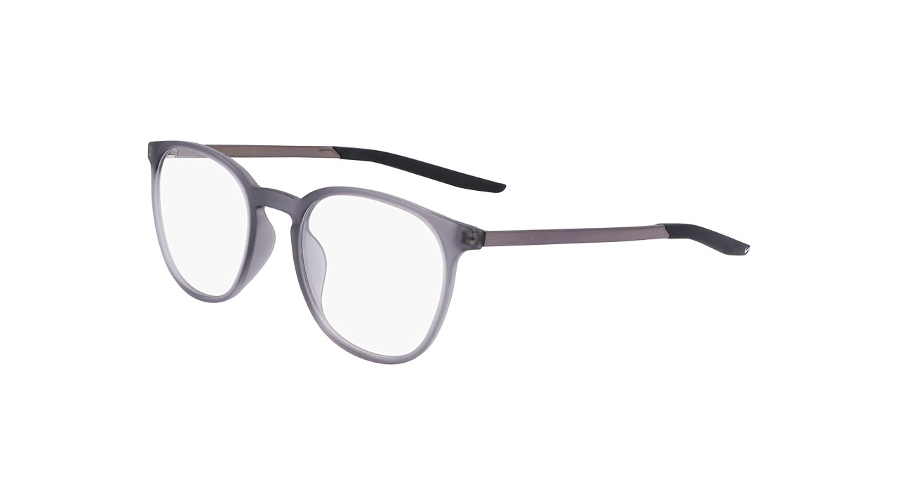 Paire de lunettes de vue Nike 7280 couleur gris - Côté à angle - Doyle