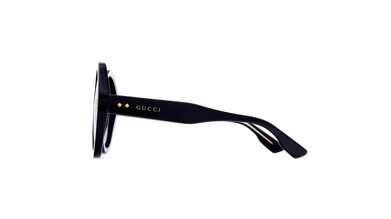 Paire de lunettes de soleil Gucci Gg1081s couleur noir - Côté droit - Doyle