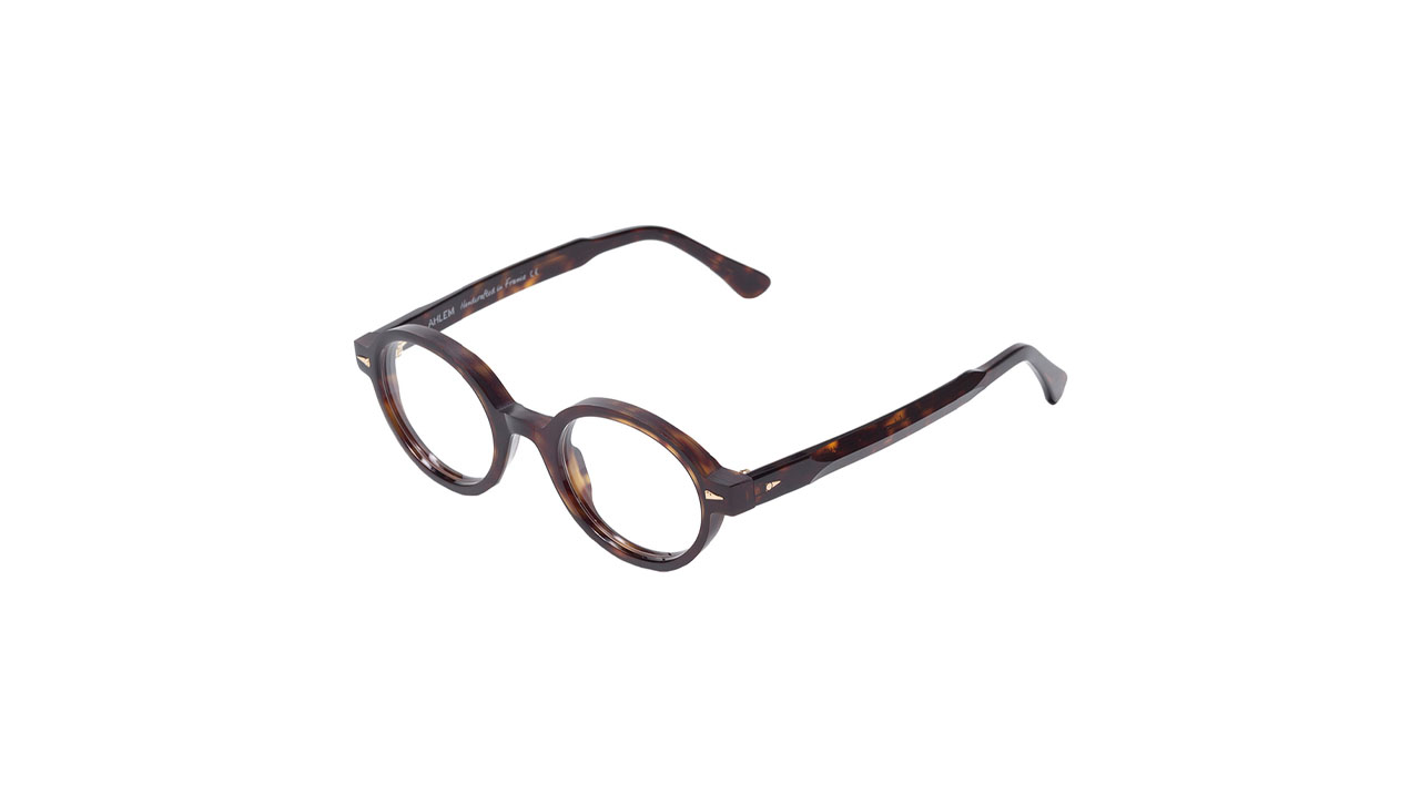 Paire de lunettes de vue Ahlem Rue leon couleur brun - Côté à angle - Doyle