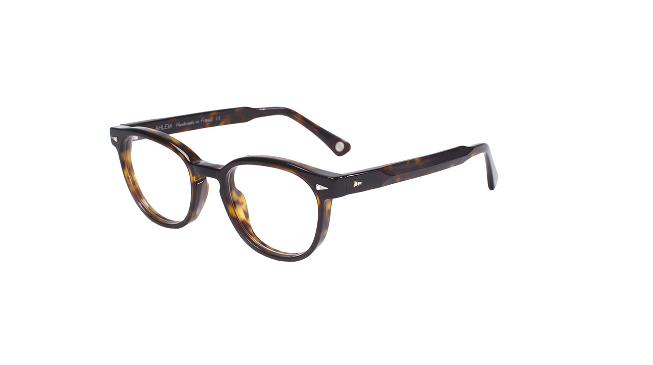 Paire de lunettes de vue Ahlem Rue de charonne couleur brun - Côté à angle - Doyle