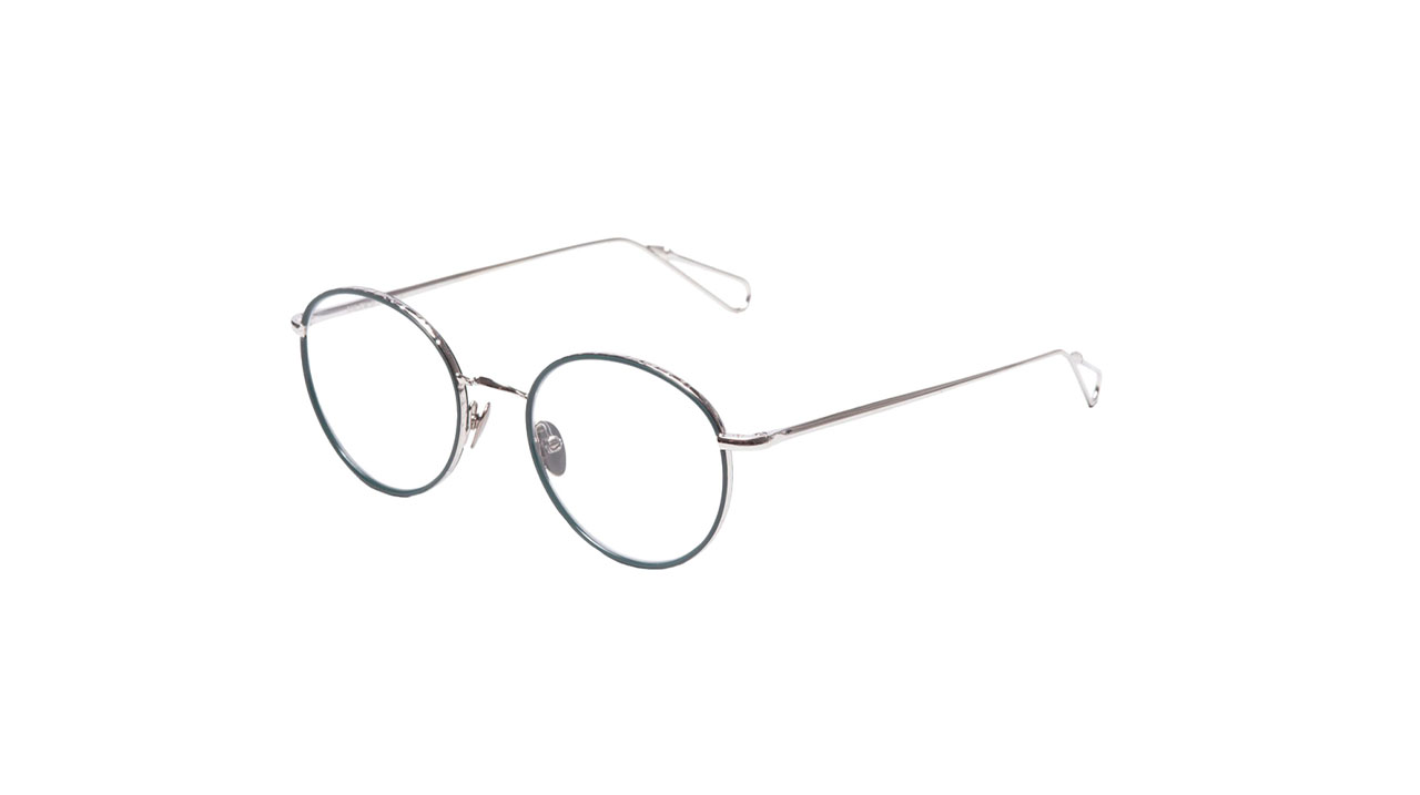 Paire de lunettes de vue Ahlem Auber couleur gris - Côté à angle - Doyle