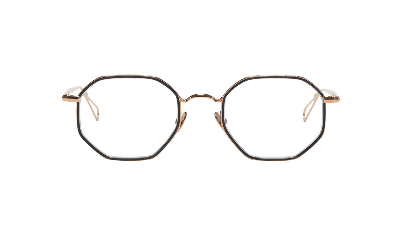 Paire de lunettes de vue Ahlem Luxembourg couleur or rose - Doyle