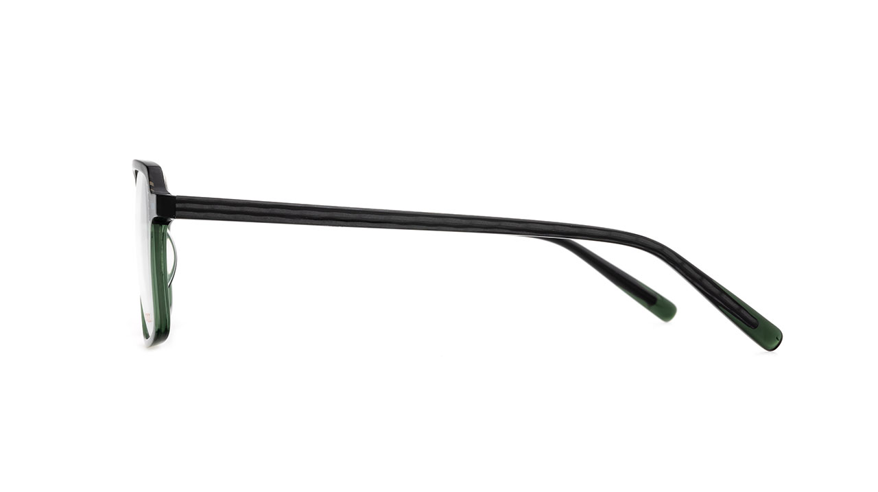 Paire de lunettes de vue Dutz Dz2278 couleur vert - Côté droit - Doyle