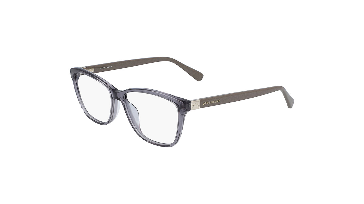 Paire de lunettes de vue Longchamp Lo2659 couleur gris - Côté à angle - Doyle