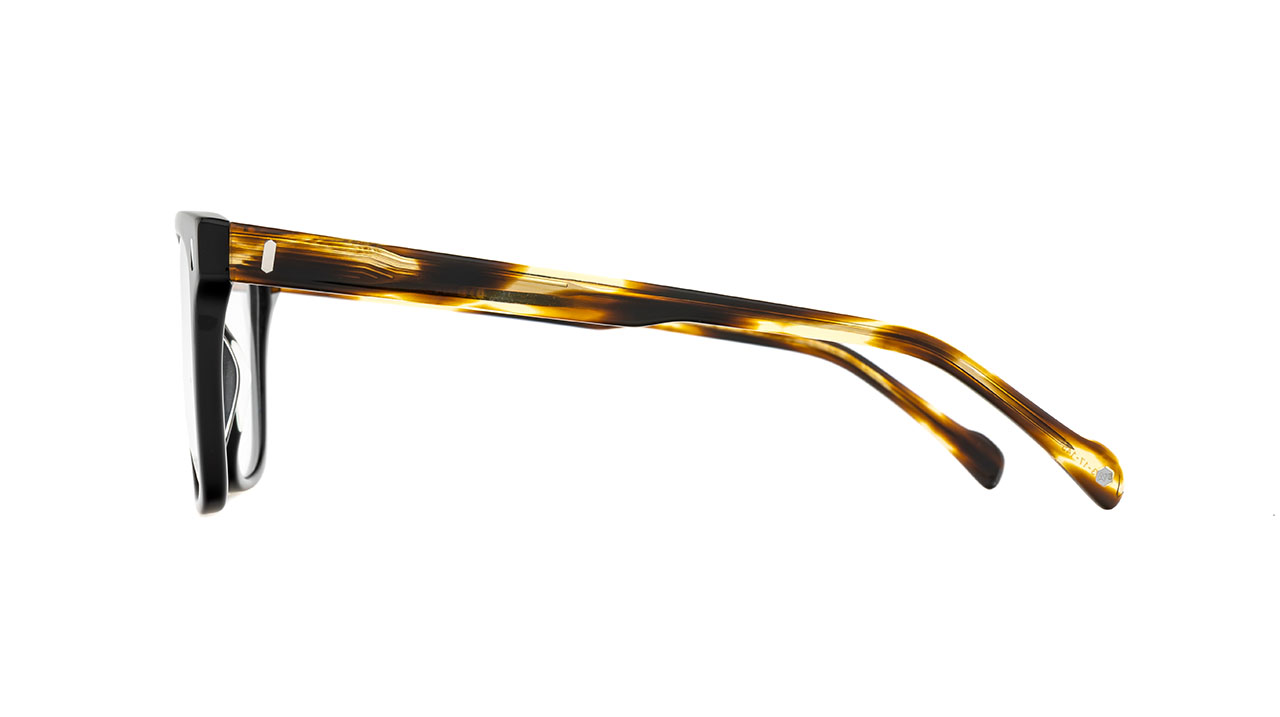 Paire de lunettes de vue Atelier-78 Carlton couleur noir - Côté droit - Doyle