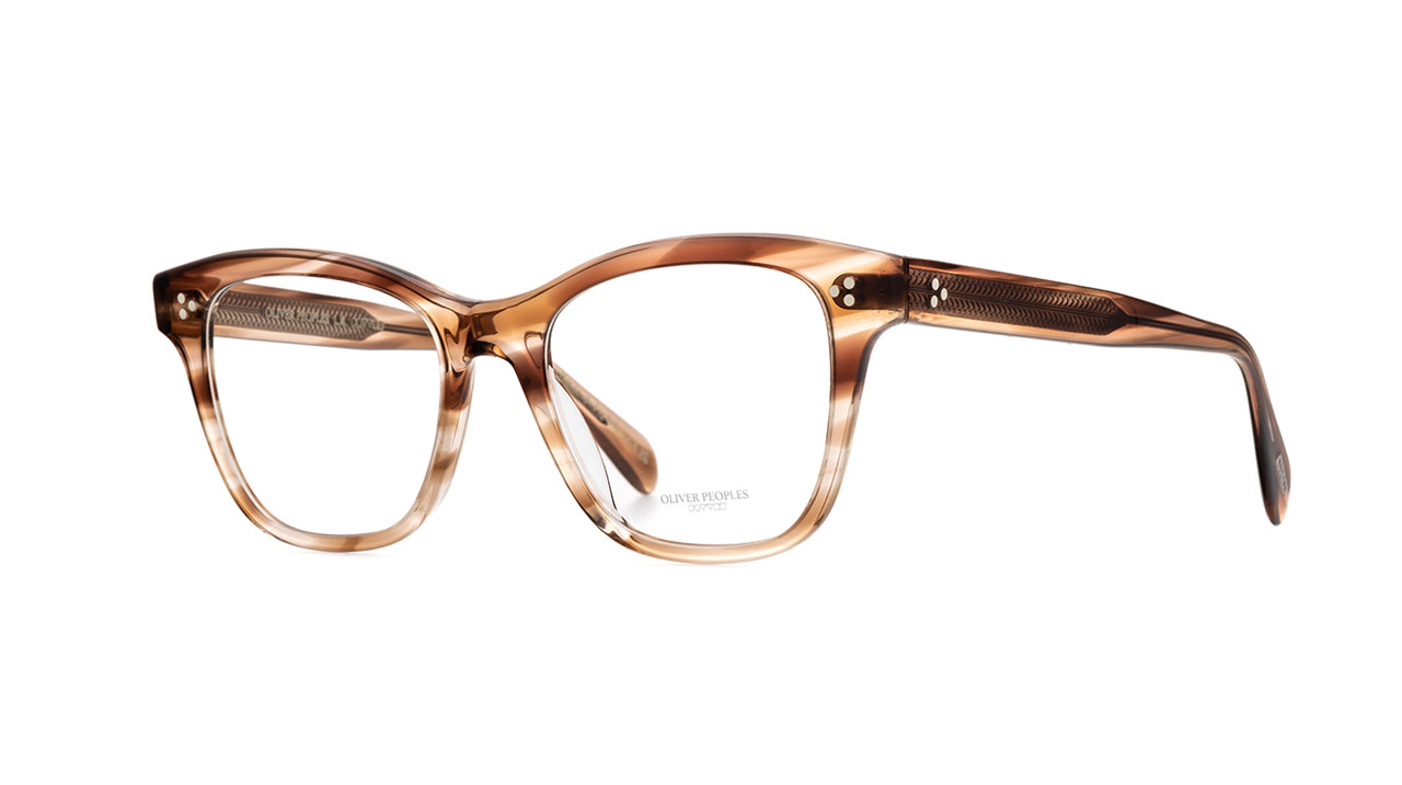 Paire de lunettes de vue Oliver-peoples Ahmya ov5474u couleur bronze - Côté à angle - Doyle