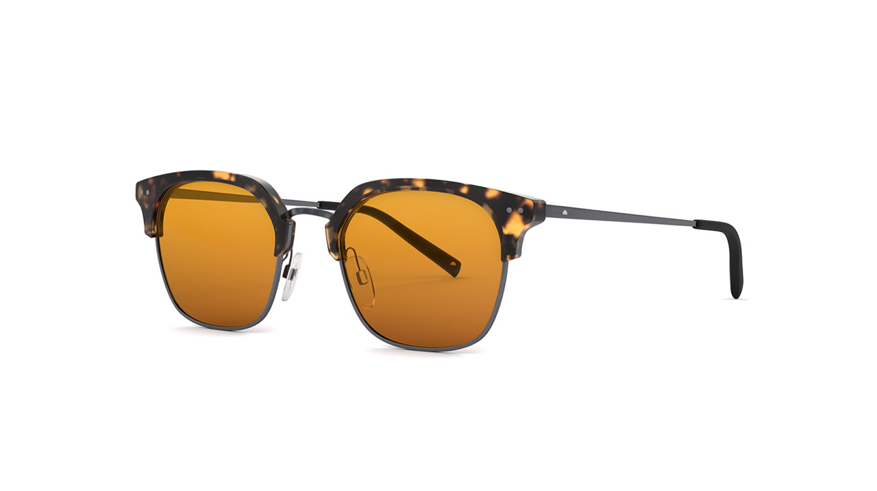 Paire de lunettes de soleil Tens Larsson spectachrome /s couleur brun - Côté à angle - Doyle