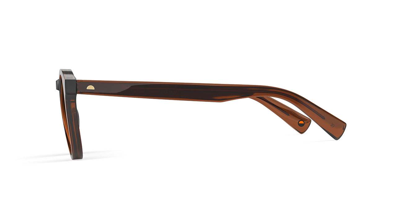 Paire de lunettes de soleil Tens Scout original /s couleur brun - Côté droit - Doyle