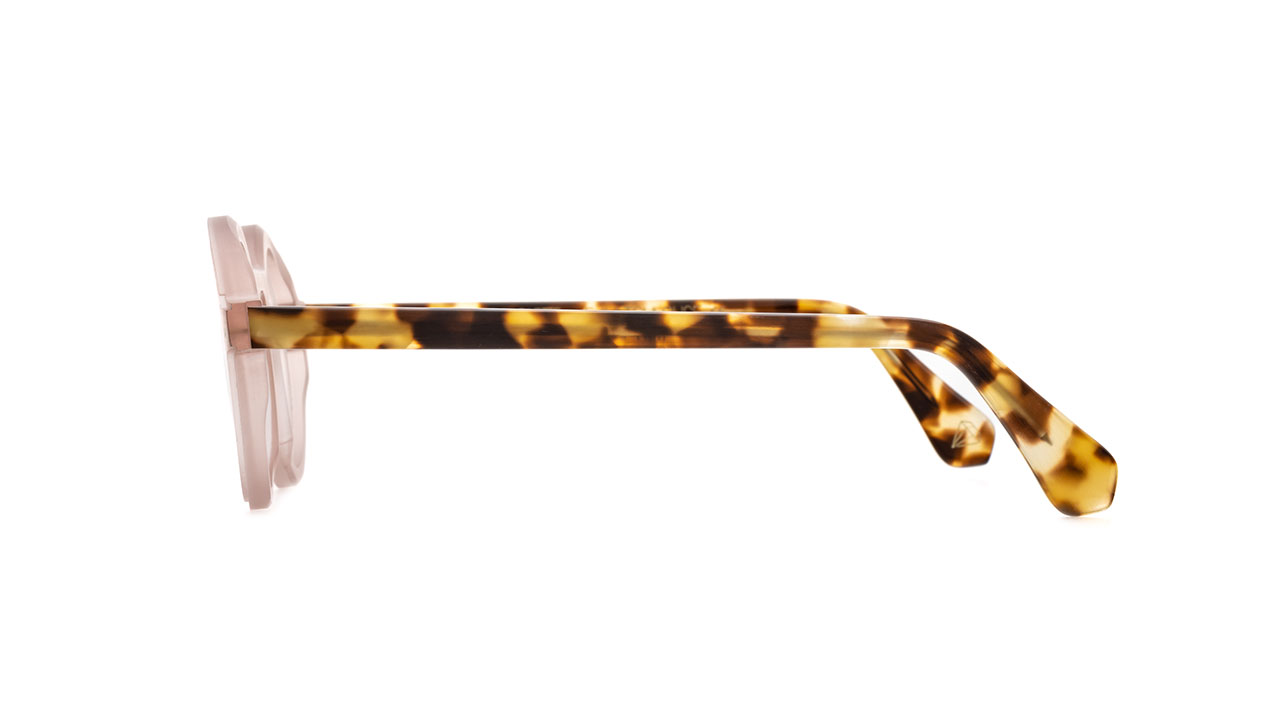 Paire de lunettes de vue La-brique-et-la-violette Min-oscar couleur rose - Côté droit - Doyle