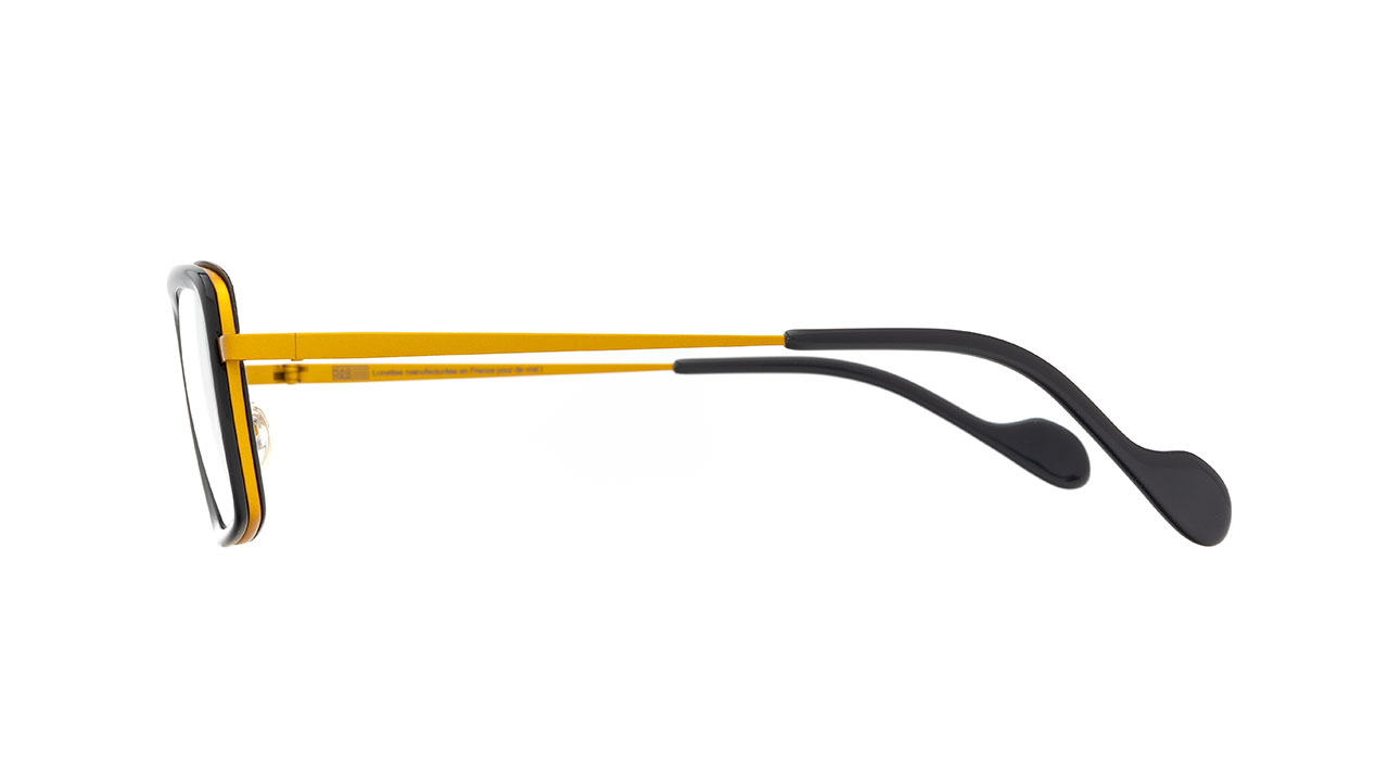 Paire de lunettes de vue Naoned Az zerr couleur noir - Côté droit - Doyle