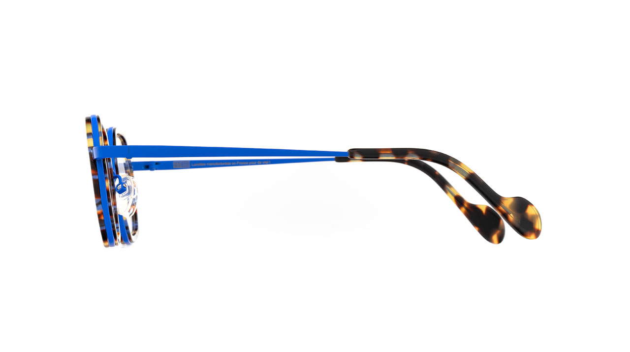 Paire de lunettes de vue Naoned Ar rouzez couleur brun - Côté droit - Doyle