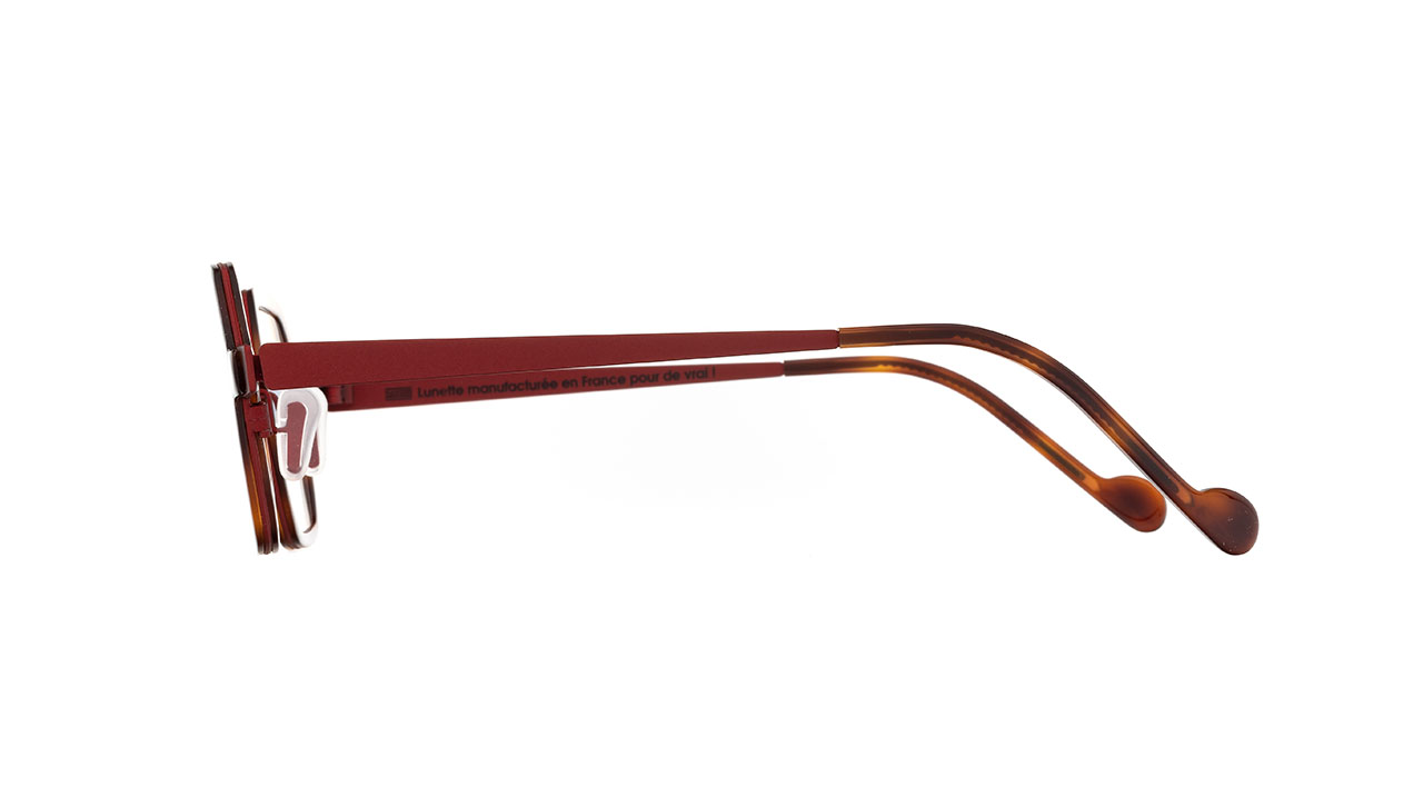Paire de lunettes de vue Naoned Trigoz couleur havane - Côté droit - Doyle