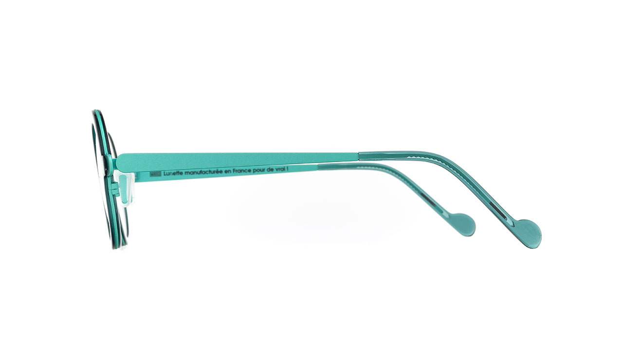 Paire de lunettes de vue Naoned Beg couleur vert - Côté droit - Doyle