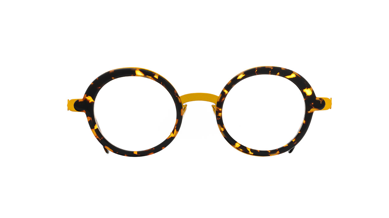 Paire de lunettes de vue Naoned Beg couleur jaune - Doyle