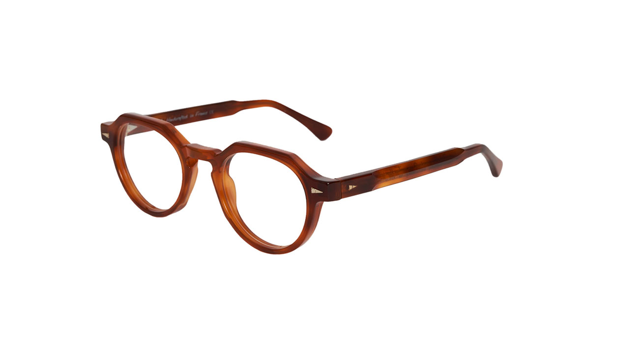 Paire de lunettes de vue Ahlem Rue bosquet couleur bronze - Côté à angle - Doyle