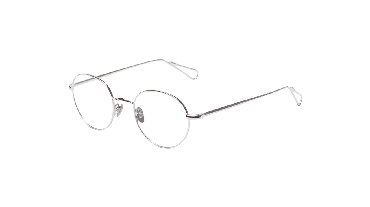 Paire de lunettes de vue Ahlem Petit palais couleur gris - Côté à angle - Doyle