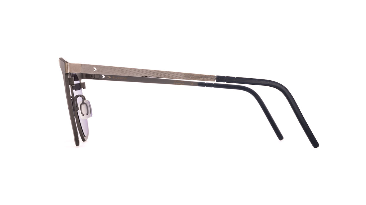 Paire de lunettes de soleil Blackfin Bf827 /s silverton couleur gris - Côté droit - Doyle