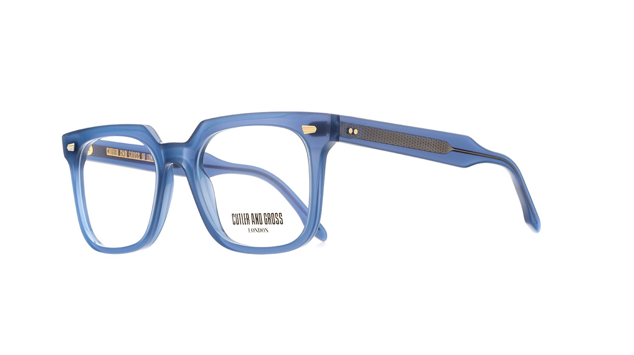 Paire de lunettes de vue Cutler-and-gross 1387 couleur noir - Côté à angle - Doyle