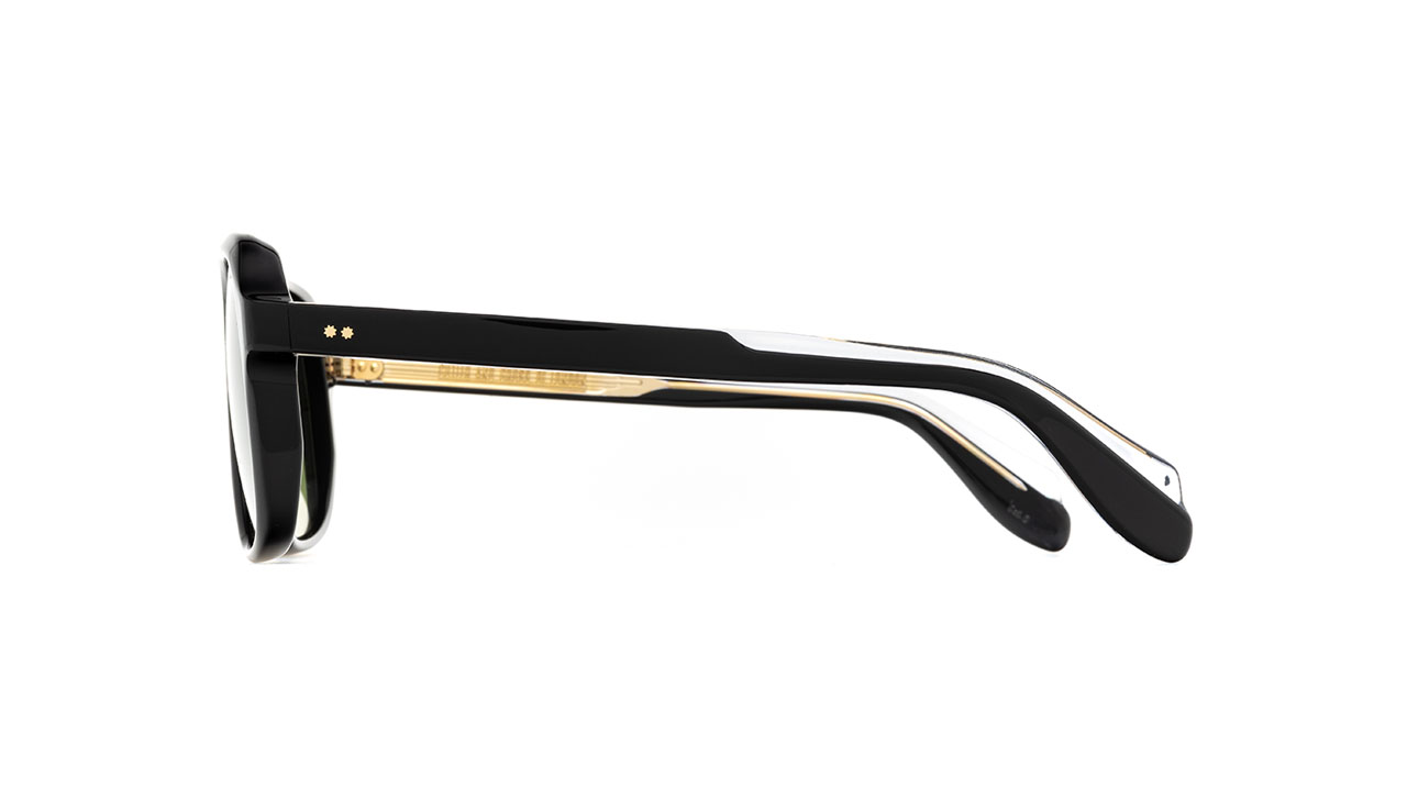 Paire de lunettes de soleil Cutler-and-gross 1397 /s couleur noir - Côté droit - Doyle