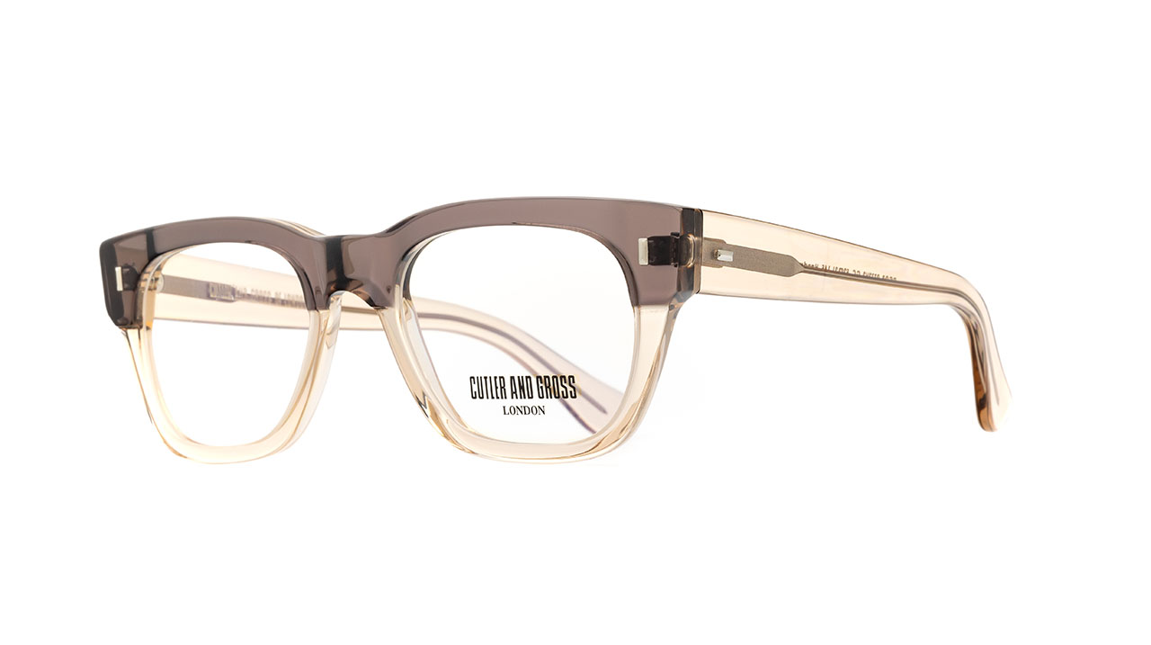 Paire de lunettes de vue Cutler-and-gross 0772v2 couleur sable - Côté à angle - Doyle