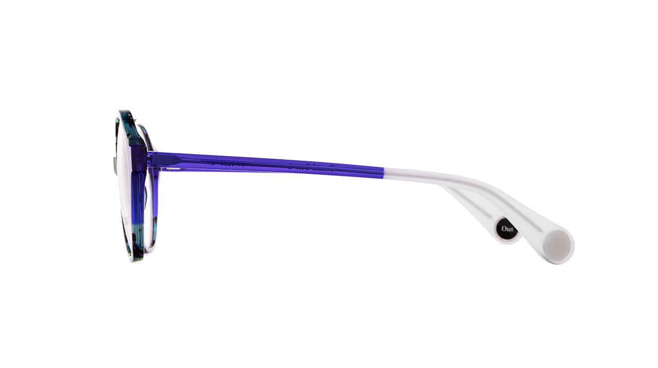 Paire de lunettes de vue Woow Stand out 1 couleur brun - Côté droit - Doyle