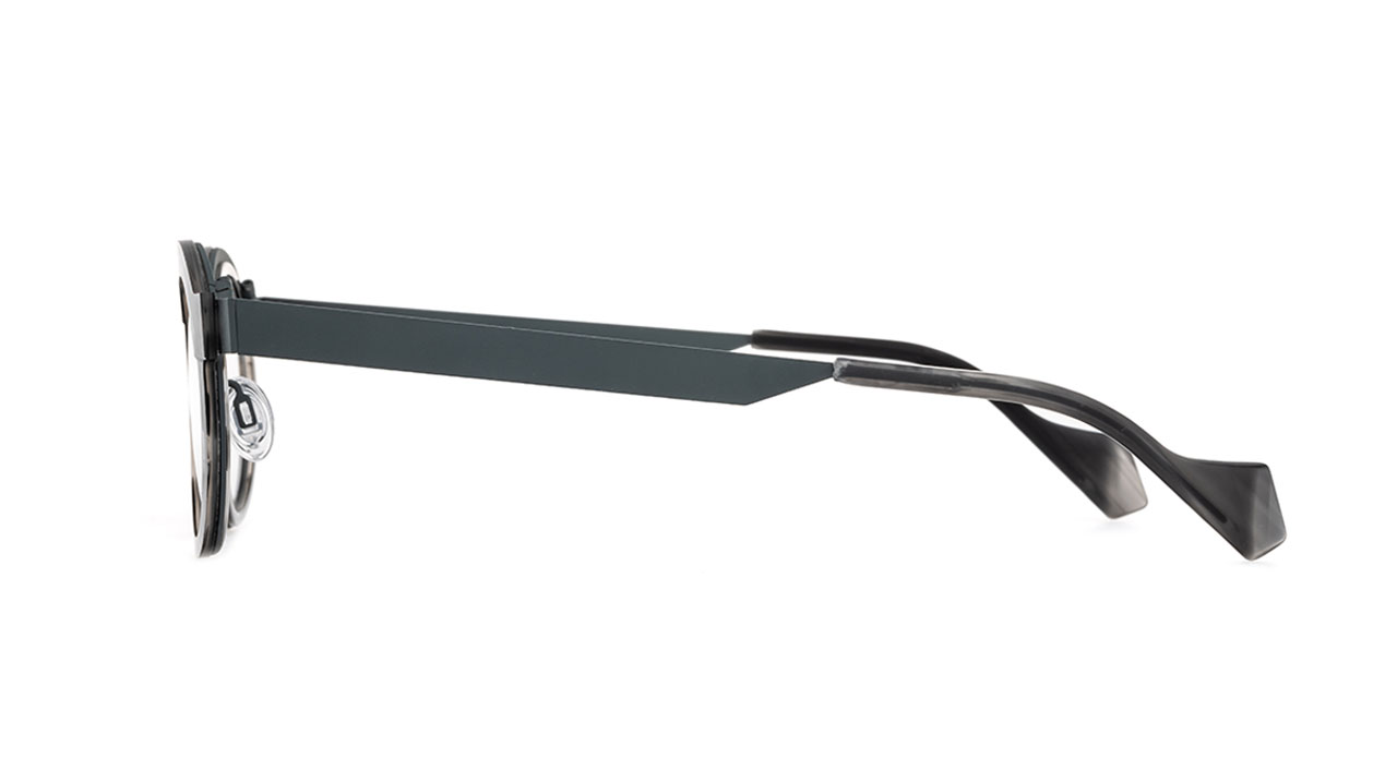 Paire de lunettes de vue Annevalentin Orion couleur gris - Côté droit - Doyle