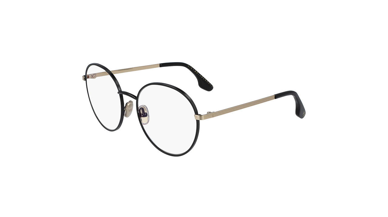 Paire de lunettes de vue Victoria-beckham Vb228 couleur noir - Côté à angle - Doyle
