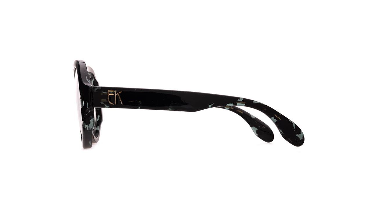 Paire de lunettes de vue Emmanuelle-khanh Ek 3022 couleur vert - Côté droit - Doyle