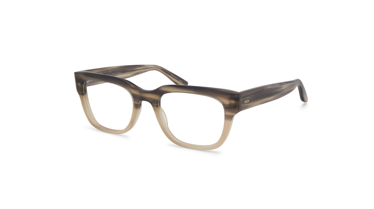 Paire de lunettes de vue Barton-perreira Stax couleur sable - Côté à angle - Doyle
