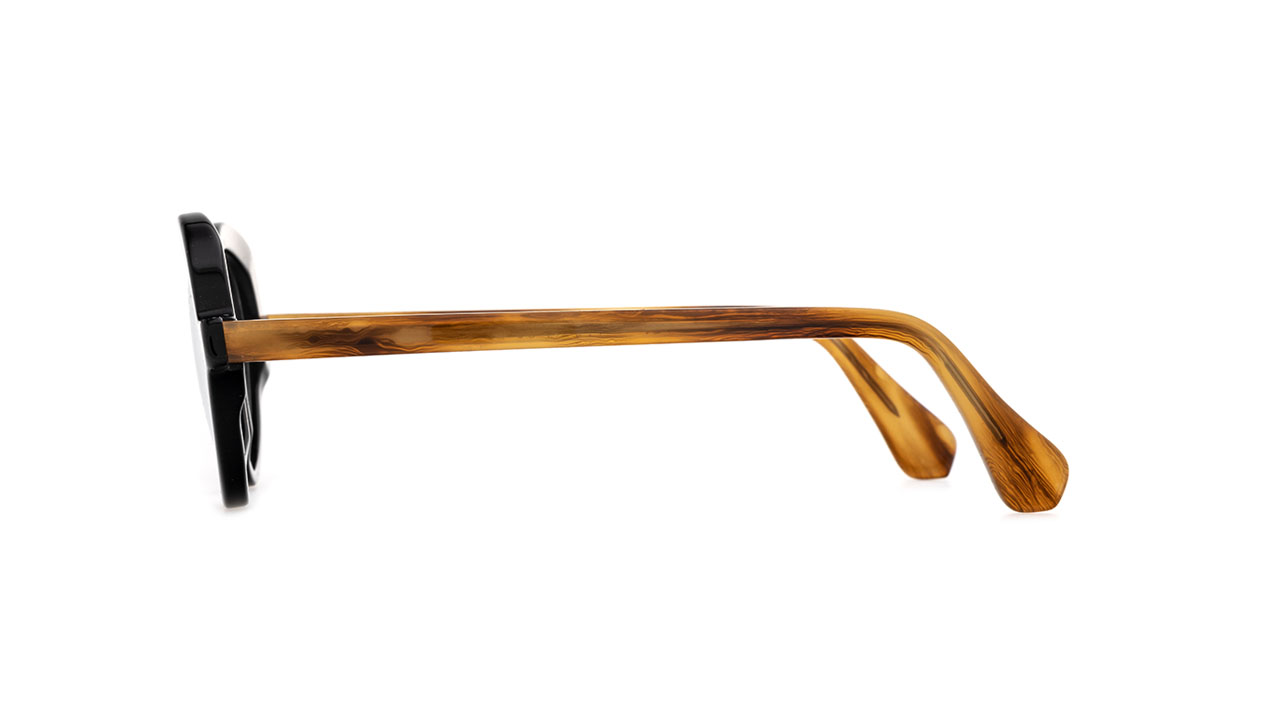 Paire de lunettes de vue La-brique-et-la-violette Fly couleur noir - Côté droit - Doyle