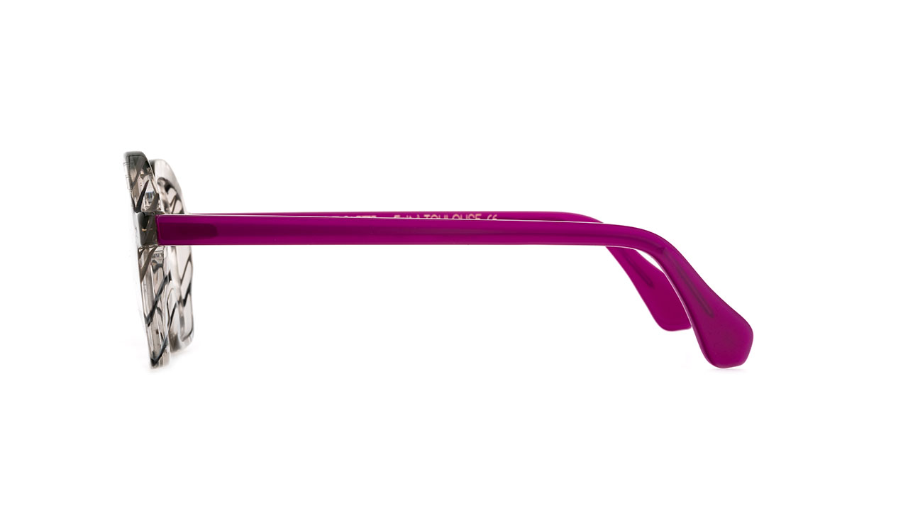 Paire de lunettes de vue La-brique-et-la-violette Sonia couleur mauve - Côté droit - Doyle