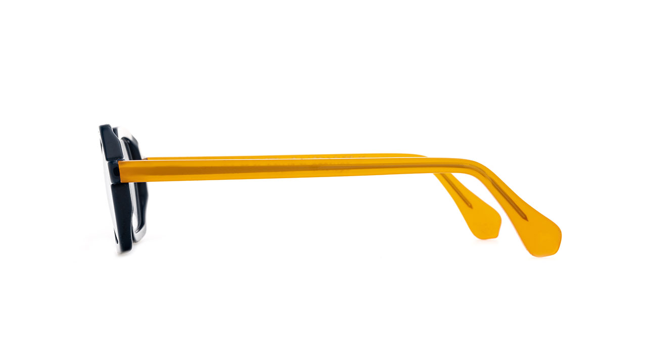 Paire de lunettes de vue La-brique-et-la-violette Squarro couleur bleu - Côté droit - Doyle
