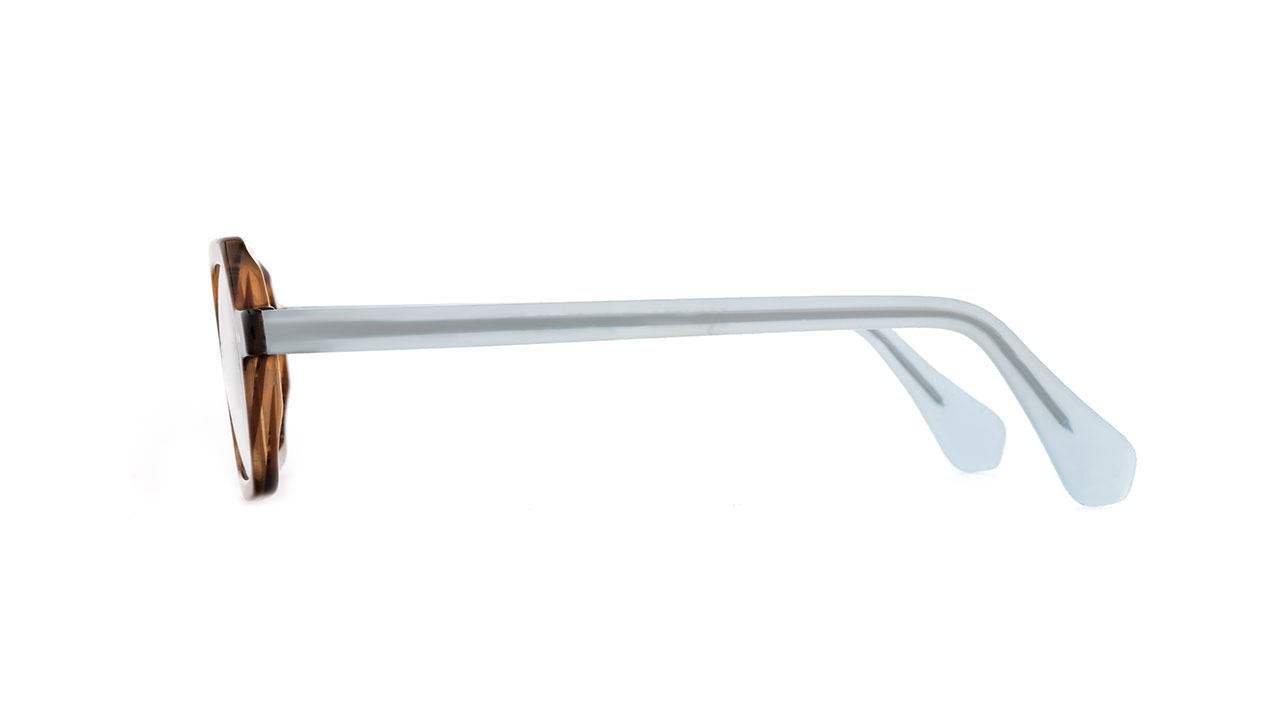 Paire de lunettes de vue La-brique-et-la-violette Squarro couleur brun - Doyle