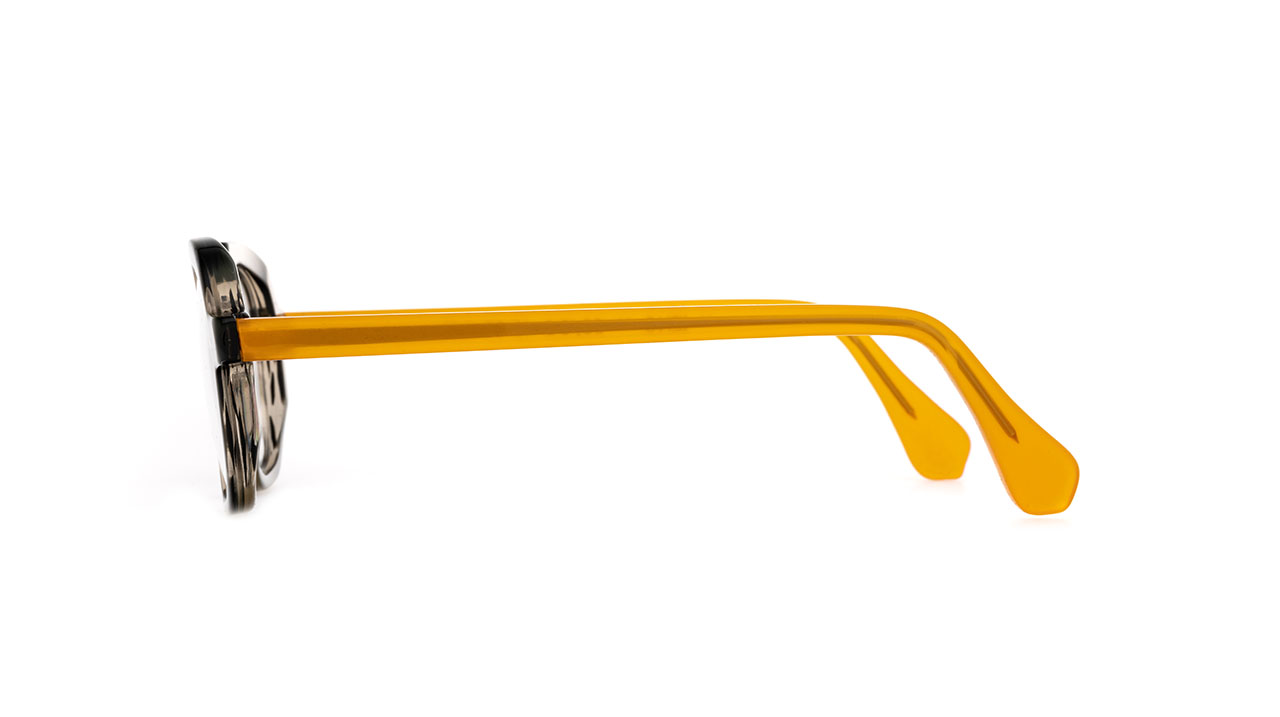 Paire de lunettes de vue La-brique-et-la-violette Izno couleur brun - Côté droit - Doyle