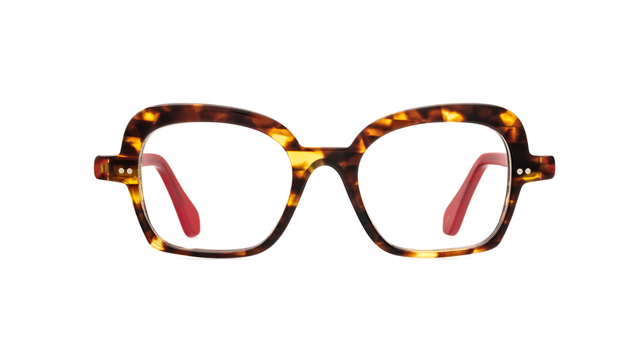Glasses La-brique-et-la-violette Alexandrine, brown colour - Doyle