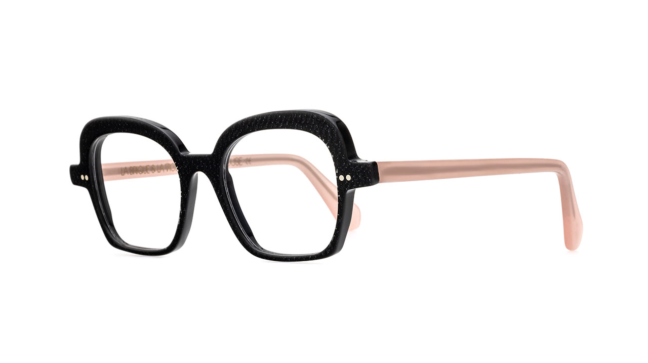 Glasses La-brique-et-la-violette Alexandrine, black colour - Doyle