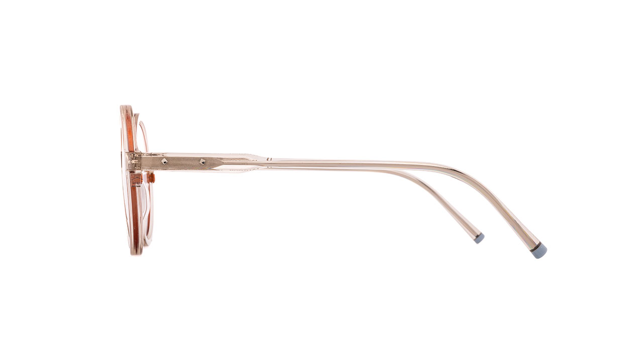 Paire de lunettes de vue Res-rei Johnson couleur orange - Côté droit - Doyle