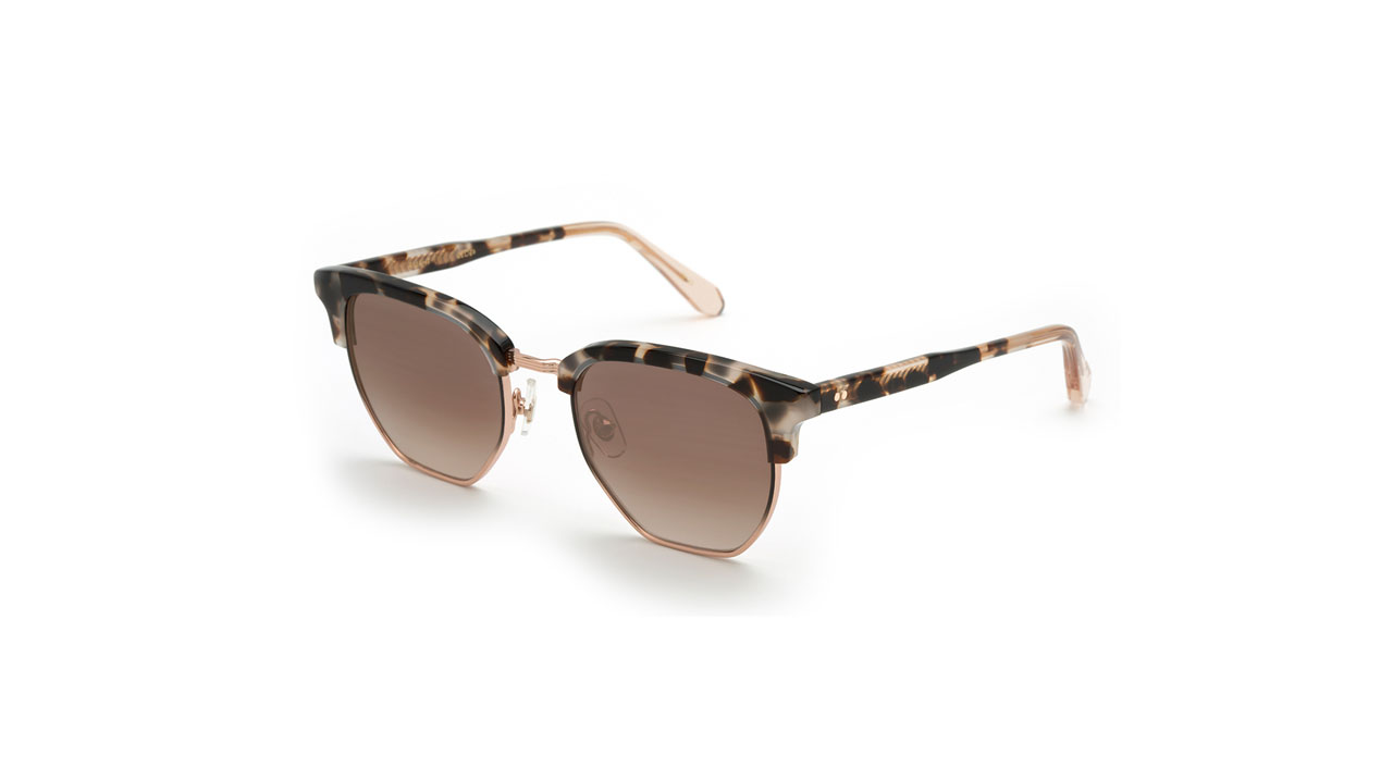 Paire de lunettes de soleil Krewe Thalia /s couleur rose - Côté à angle - Doyle