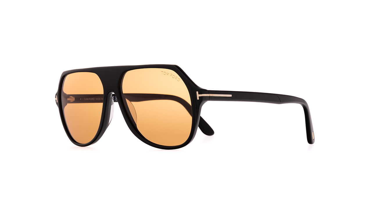 Paire de lunettes de soleil Tom-ford Tf934 / s couleur noir - Côté à angle - Doyle
