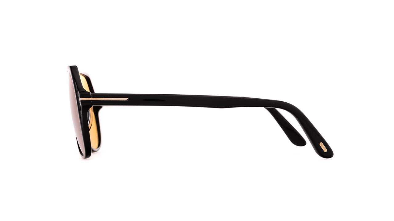 Paire de lunettes de soleil Tom-ford Tf934 / s couleur noir - Côté droit - Doyle