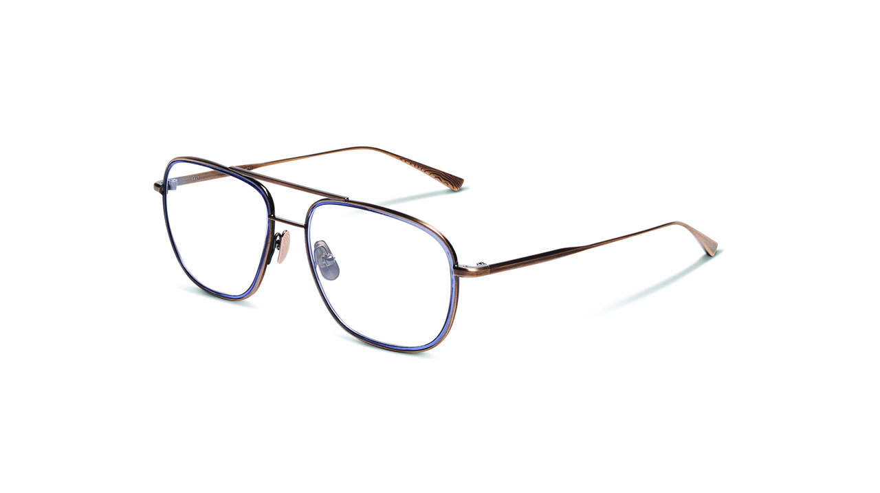 Paire de lunettes de vue Salt Colorado couleur bronze - Côté à angle - Doyle
