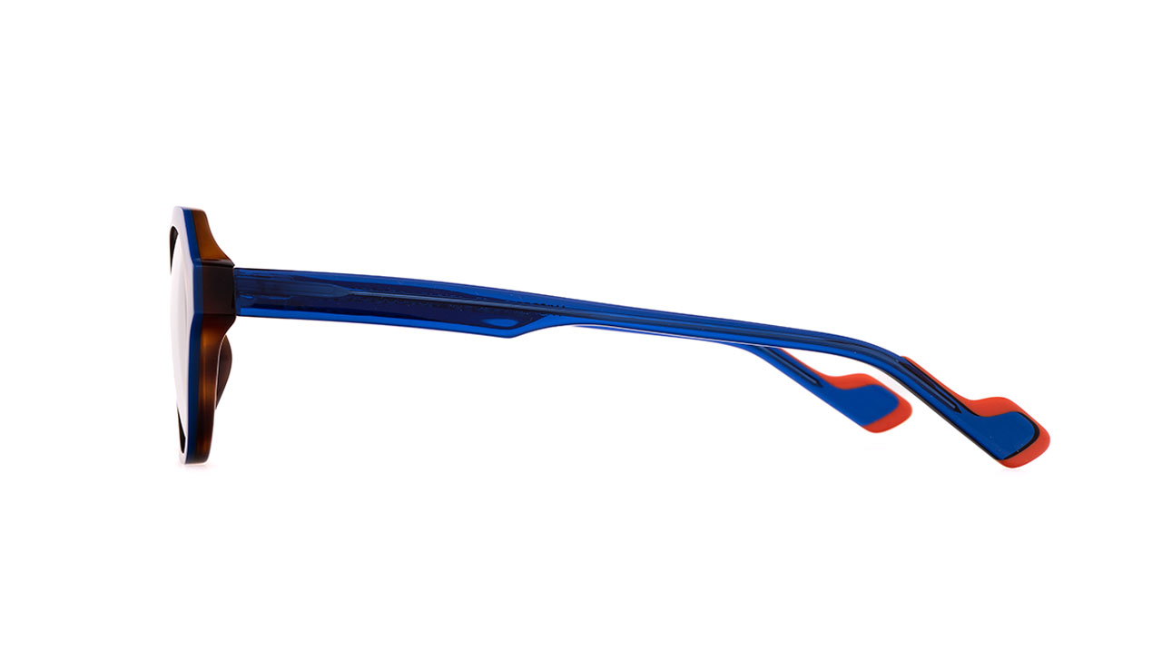 Paire de lunettes de vue Face-a-face Wisper 1 couleur bleu - Côté droit - Doyle