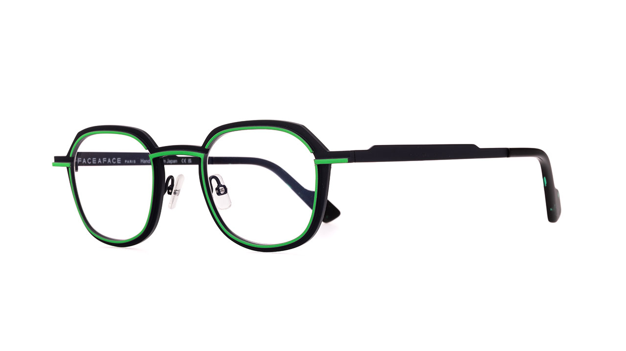 Paire de lunettes de vue Face-a-face Eiffel 2 couleur noir - Côté à angle - Doyle