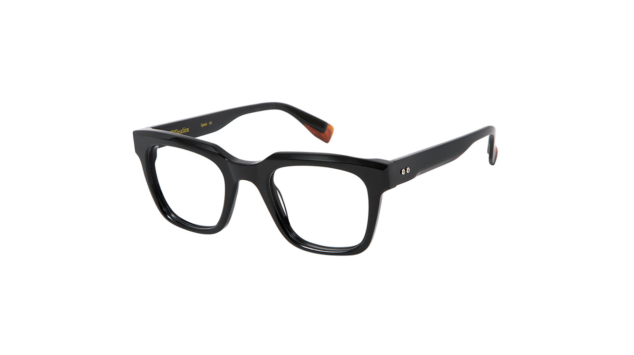 Paire de lunettes de vue Gigi-studios Wright couleur noir - Côté à angle - Doyle